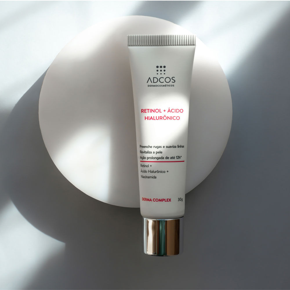 Creme Anti-Idade Derma Complex Retinol + Ácido Hialurônico 30g