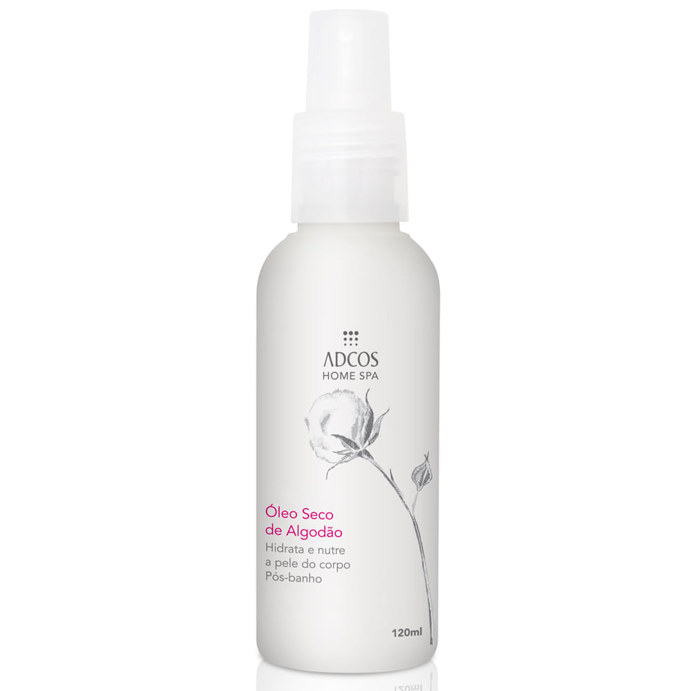 Óleo Seco De Algodão Pós Banho 120ml