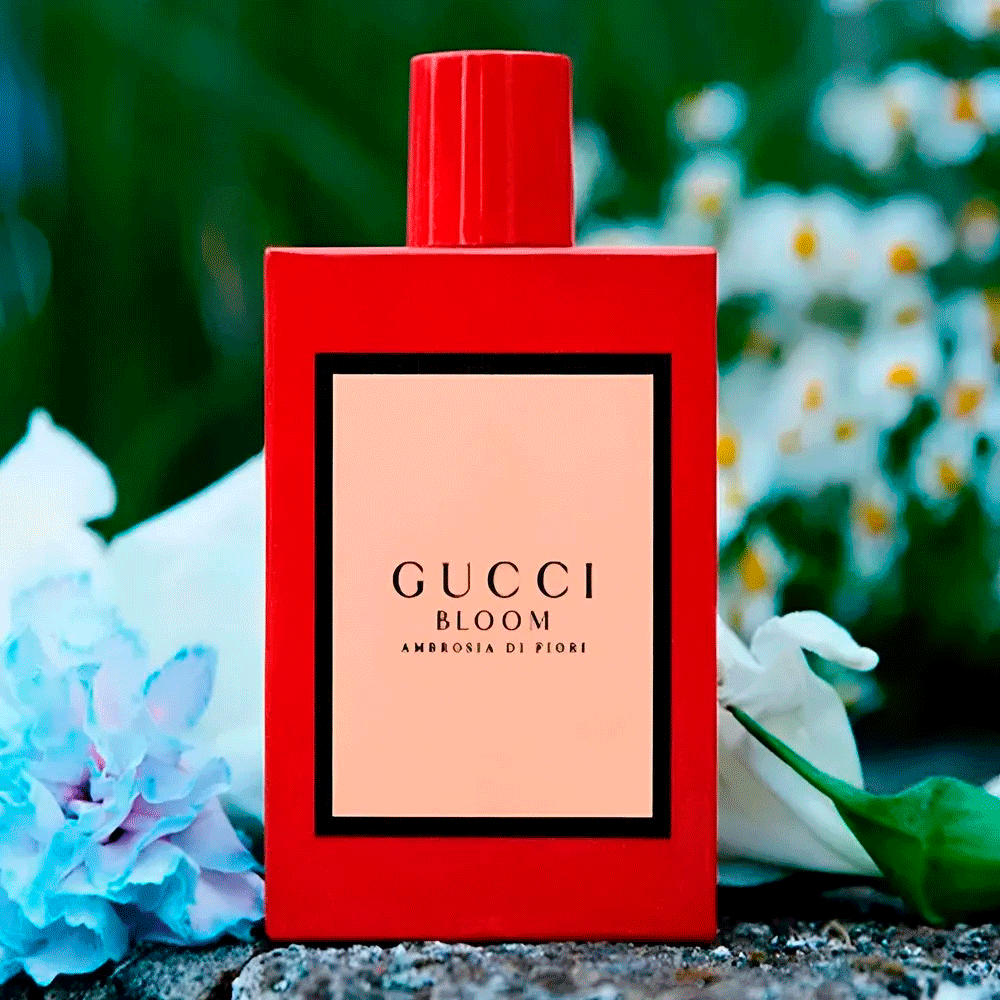 Gucci Bloom Ambrosia Di Fiora Eau de Parfum Intense Perfume Feminino 100ml
