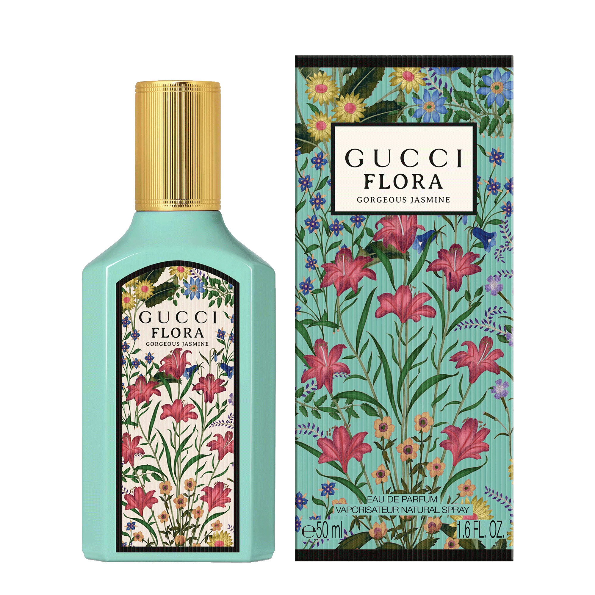 Gucci Flora Gorgeous Jasmine Eau de Parfum Perfume Feminino 50ml