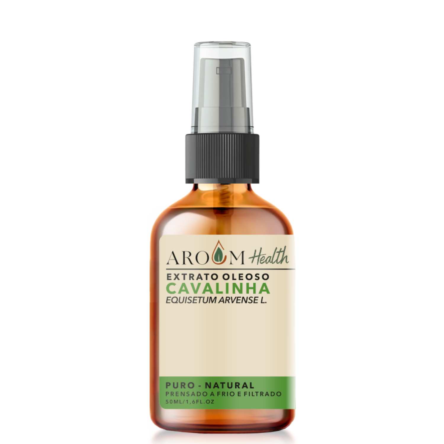 Óleo de Cavalinha Puro 100% natural cabelo e pele 50 ml Aroom Health