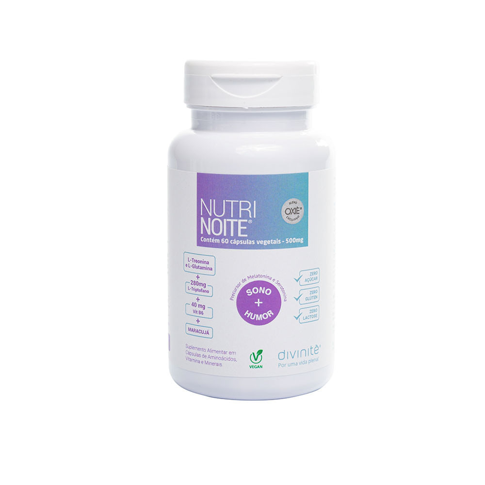 Suplemento Alimentar Em Cápsulas Nutrinoite Divinitè 60 Cápsulas