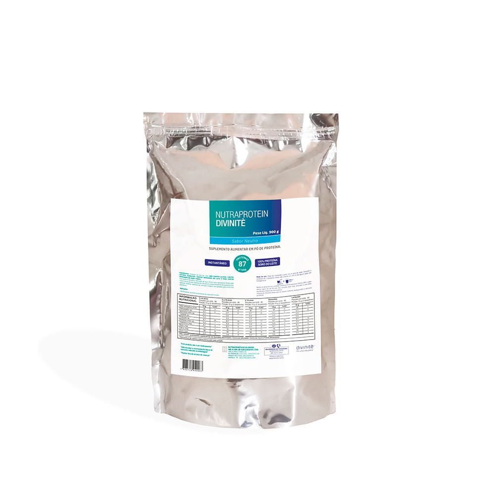 Suplemento Alimentar Em Pó De Proteína Nutraprotein Divinitè 87 Sachês Com 900g
