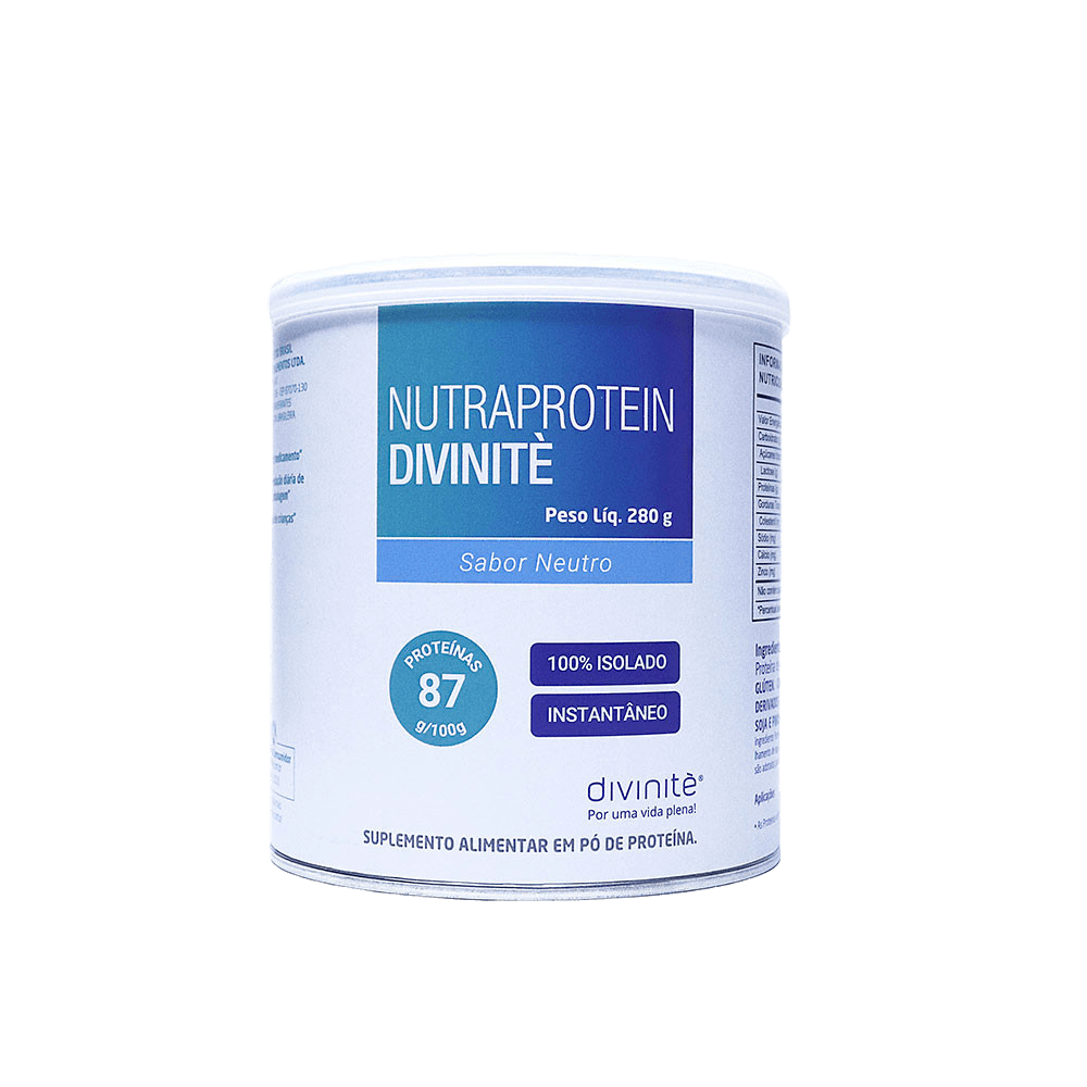 Suplemento Alimentar Em Pó De Proteína Nutraprotein Divinitè 280g Sabor Neutro