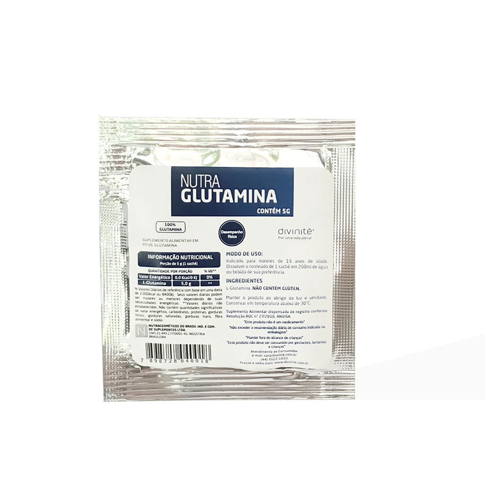 Suplemento Alimentar Nutraglutamina Divinitè