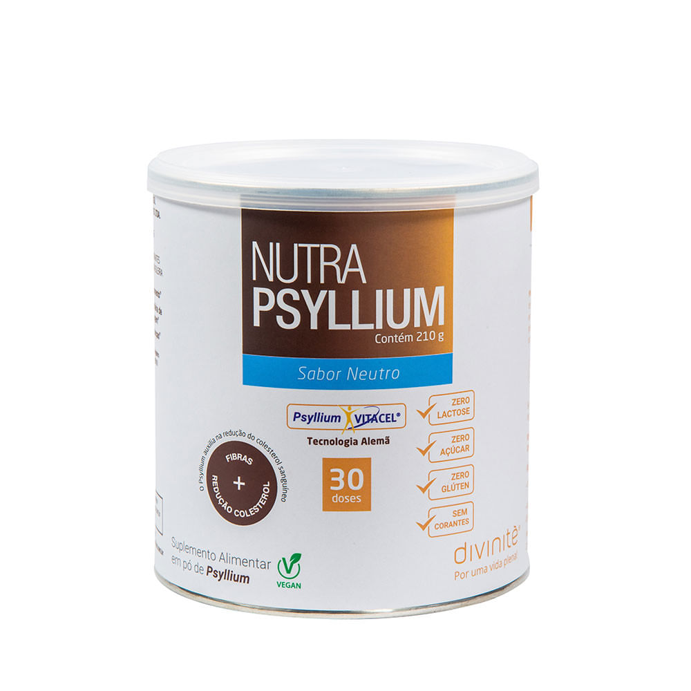 Suplemento Alimentar Em Pó Nutrapsyllium Divinitè 240g Sabor Neutro