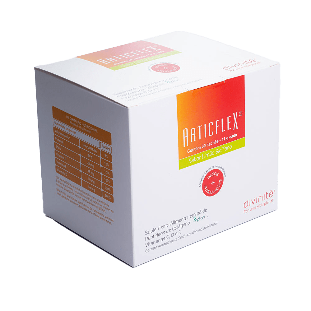 Suplemento Articflex Divinitè Com 30 Sachês Sabor Limão Siciliano