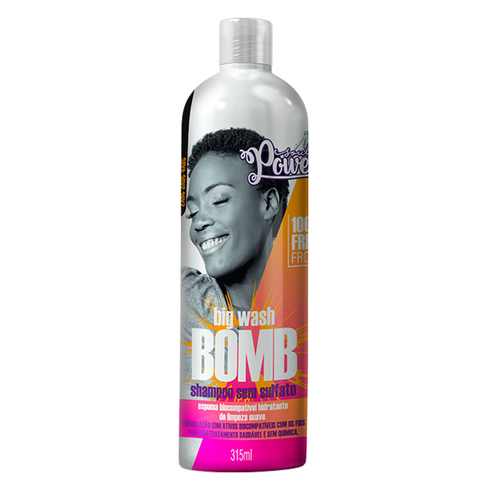 Shampoo Soul Power Big Wash Bomb Sem Sulfato 315ml