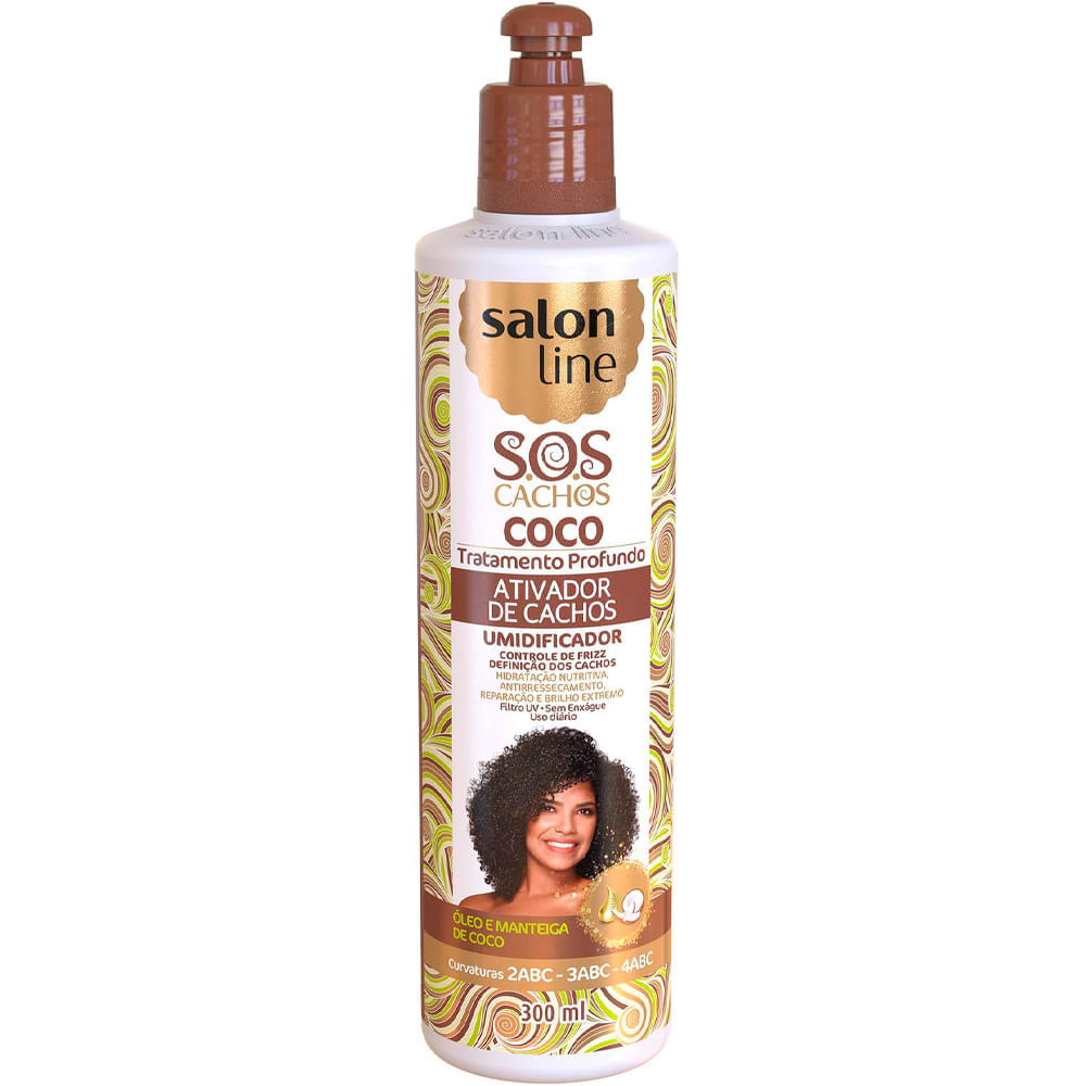 Ativador De Cachos Salon Line S.O.S Coco 300ml