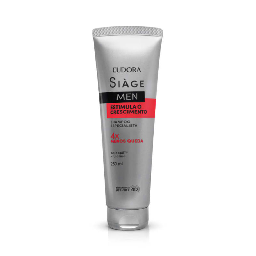 Shampoo Eudora Siàge Men Estimula O Crescimento 250ml