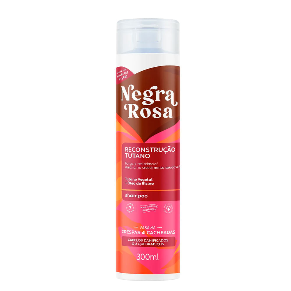 Shampoo Negra Rosa Reconstrução Tutano 300ml