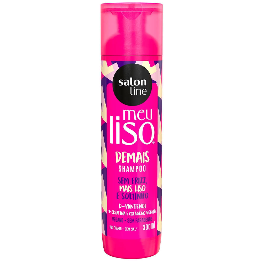 Shampoo Salon Line Meu Liso Demais 300ml