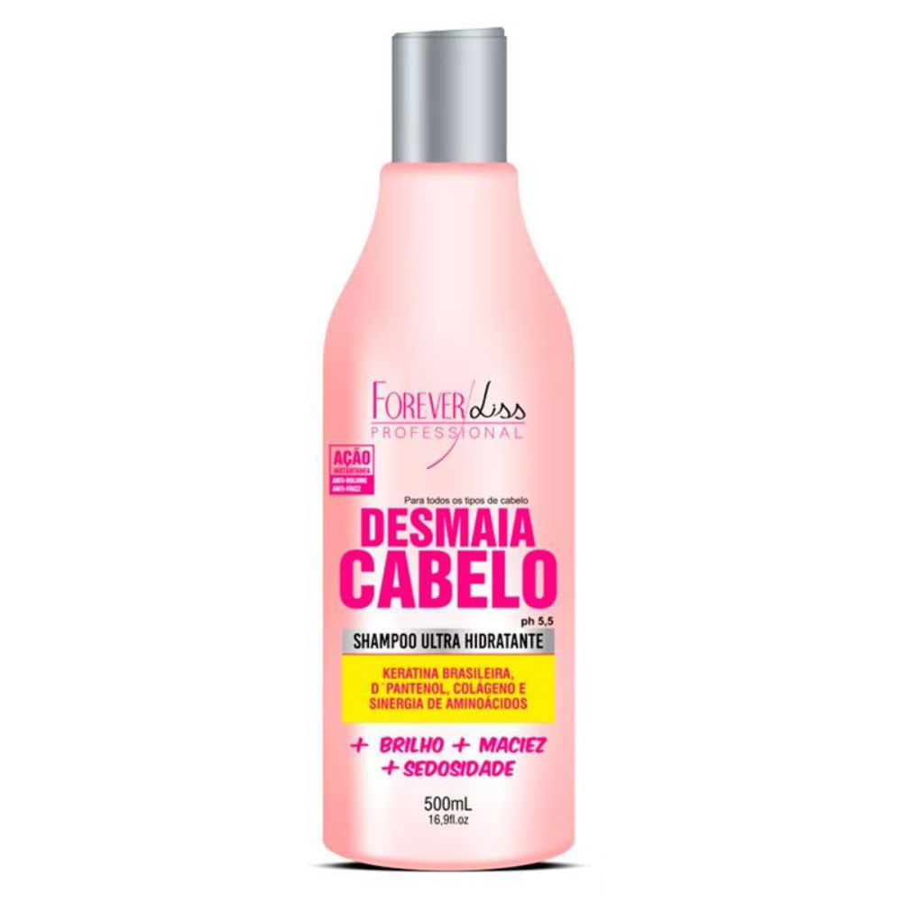Shampoo Desmaia Cabelo Forever Liss 500ml