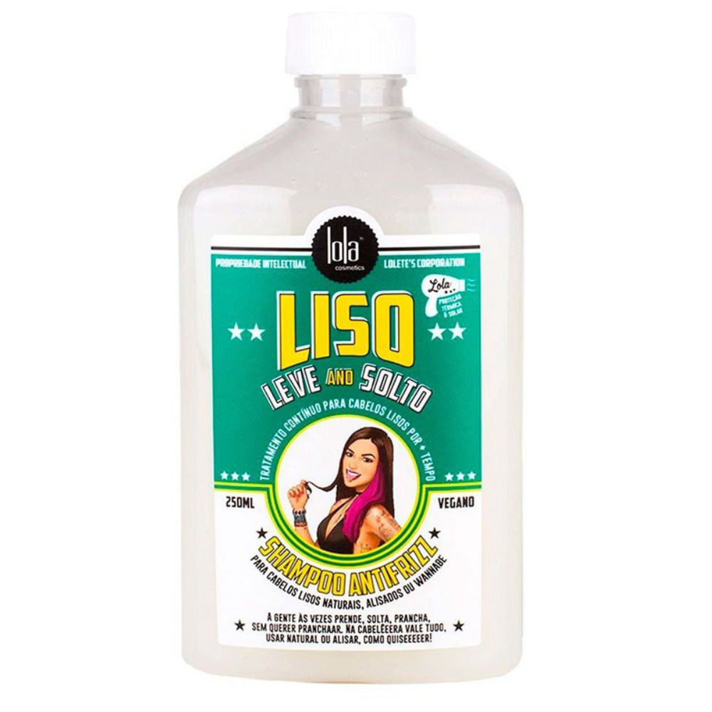 Shampoo Lola Liso, Leve E Solto 250ml