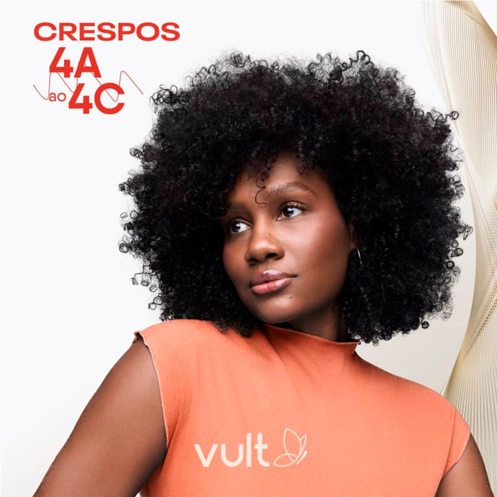 Shampoo Vult Cabelos Crespos 4A a 4C 350ml