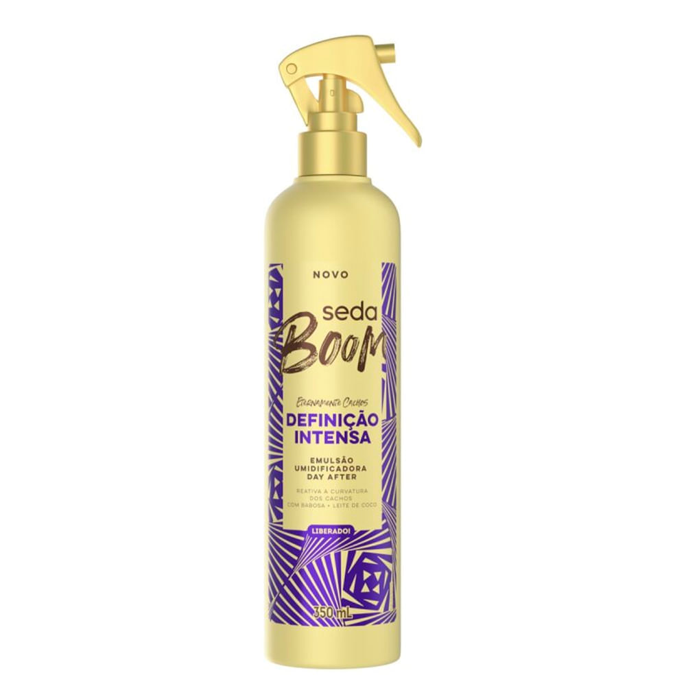 Emulsão Umidificadora Seda Boom Definição Intensa 350ml