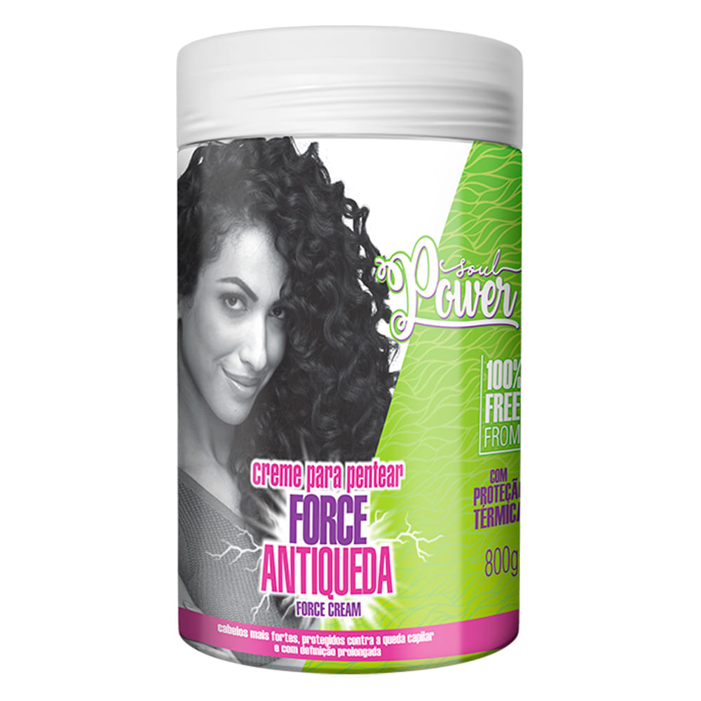 Creme De Pentear Soul Power Antiqueda Force 800g