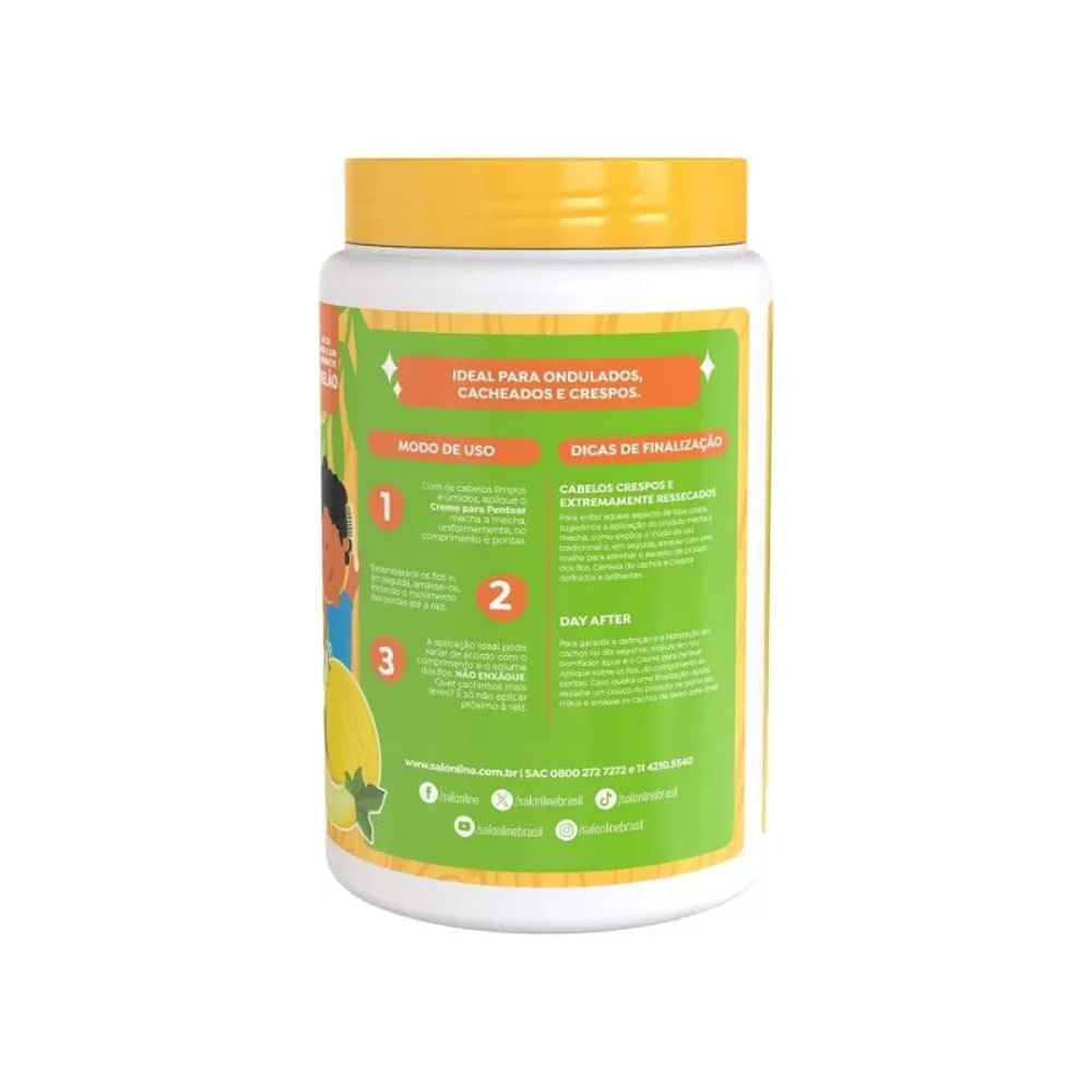 Creme De Pentear Cachinhos Poderosos Melão 1kg