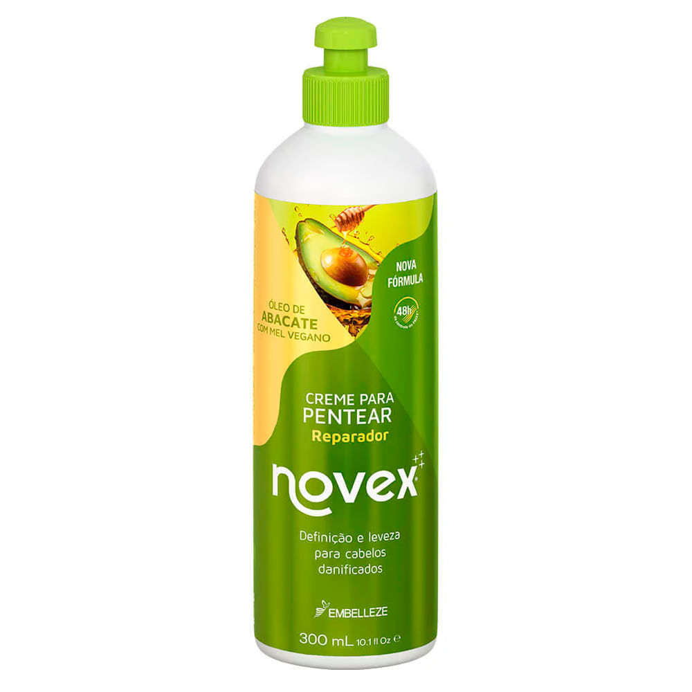 Creme De Pentear Novex Óleo De Abacate e Mel Vegano 300ml