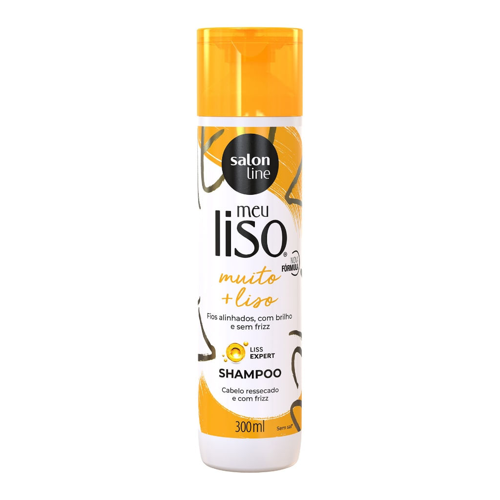 Shampoo Meu Liso Muito + Liso Salon Line 300ml