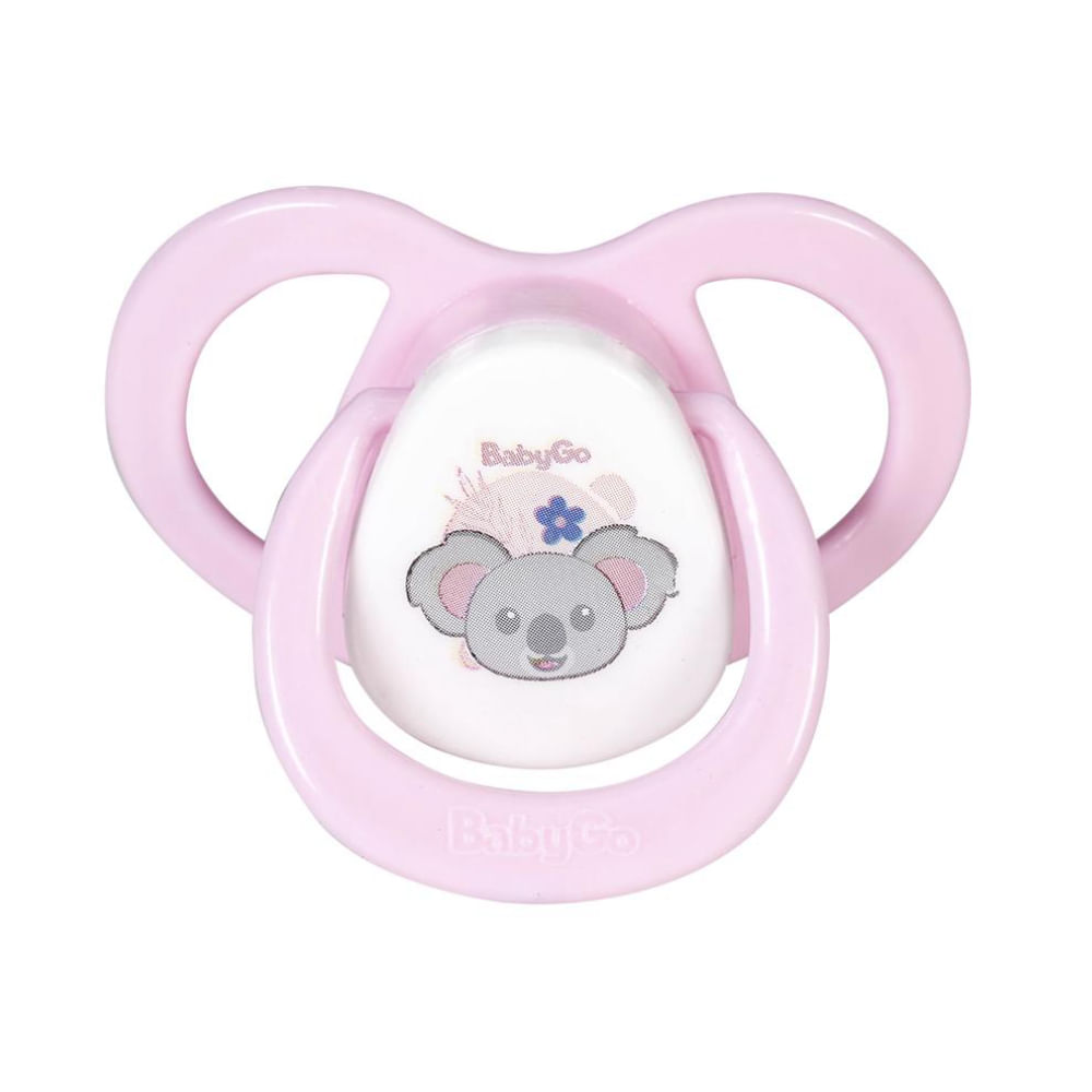 Chupeta T2 Menina Coala Com Bico Ortondontico de Silicone
