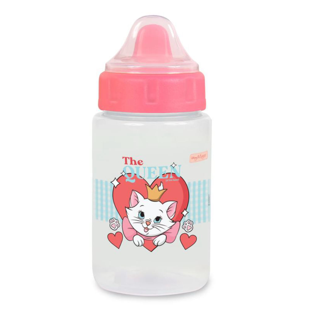 Copo De Transição Infantil Com Redutor de Pingo 340ml Gatinha Marie