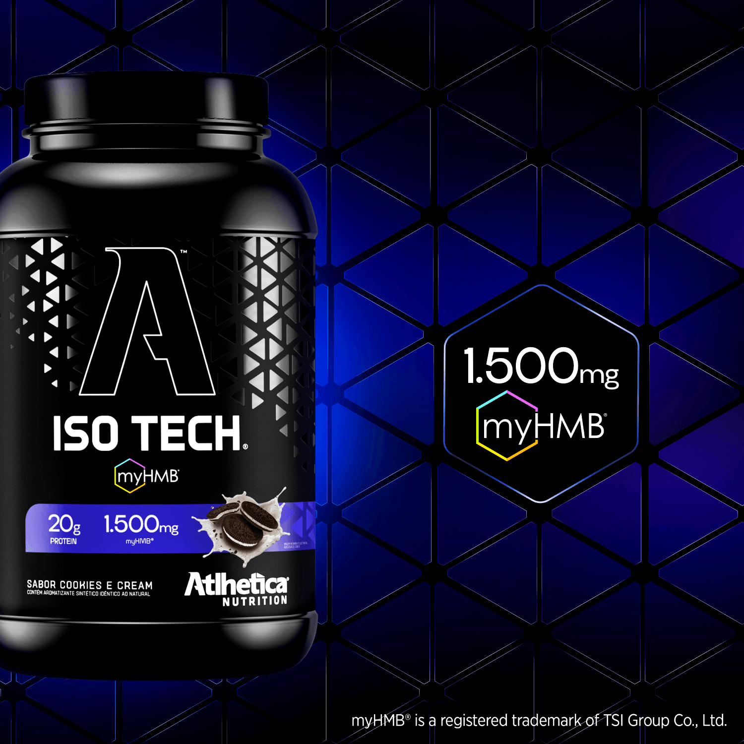 Iso Tech  (WPI+WPH) w/myHMB Cookies & Cream (900g)