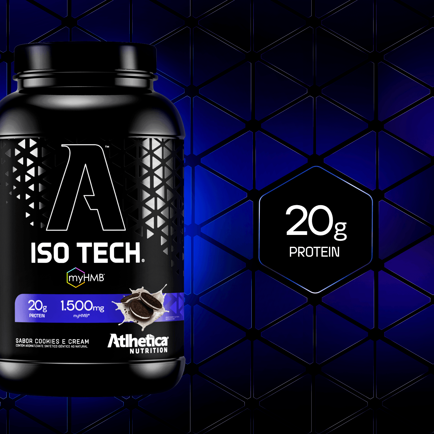 Iso Tech  (WPI+WPH) w/myHMB Cookies & Cream (900g)