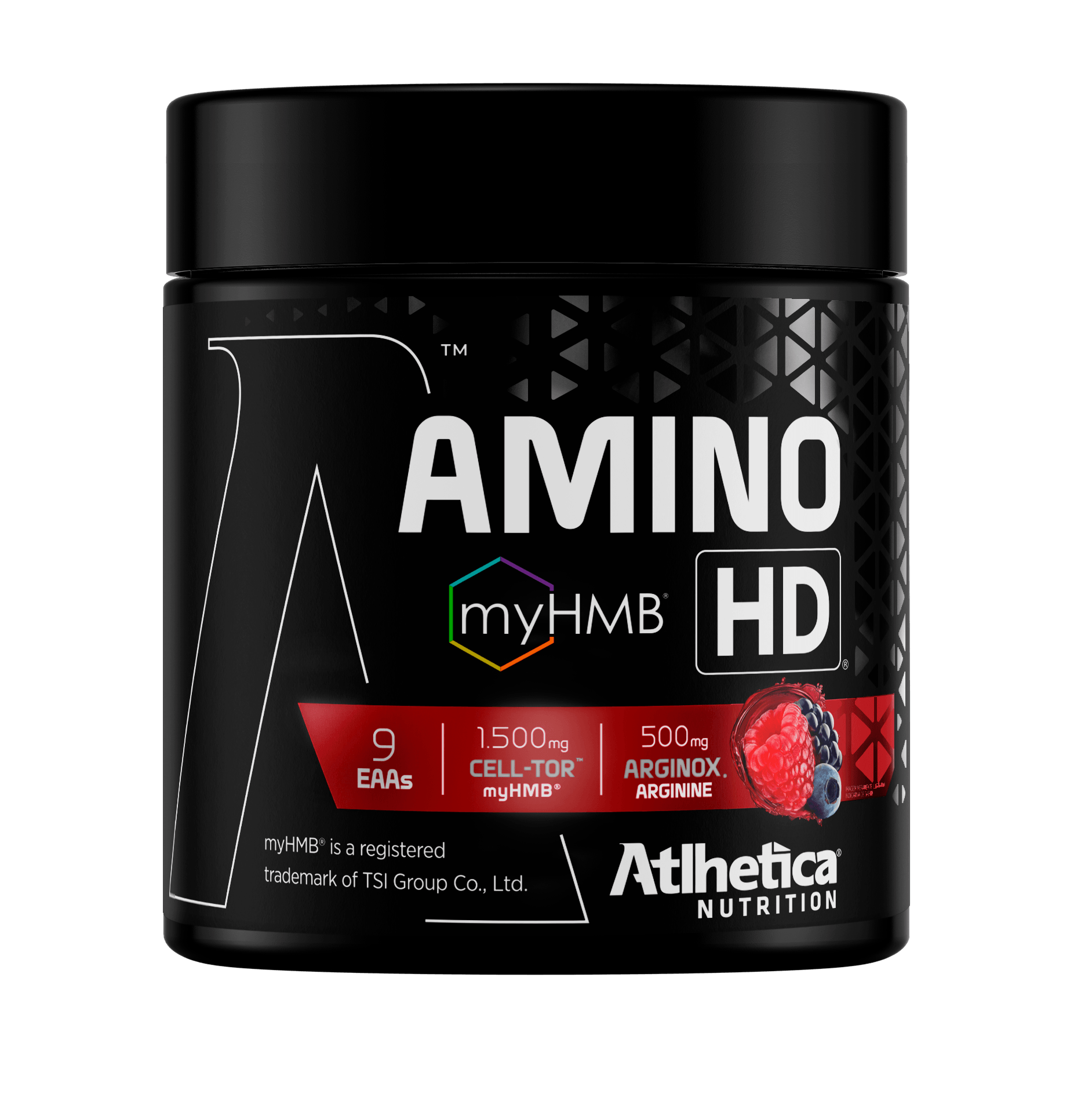 Amino-HD (9 EAA's + Argivital™ + myHMB Frutas Vermelhas (225g)