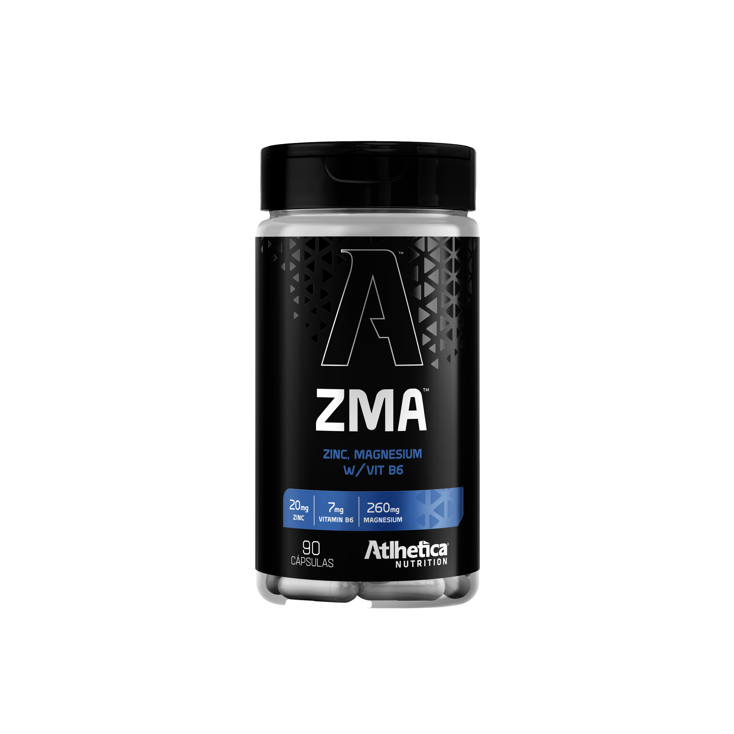 Suplemento Vitamínico-Mineral ZMA Atlhetica Nutrition 90 Cápsulas