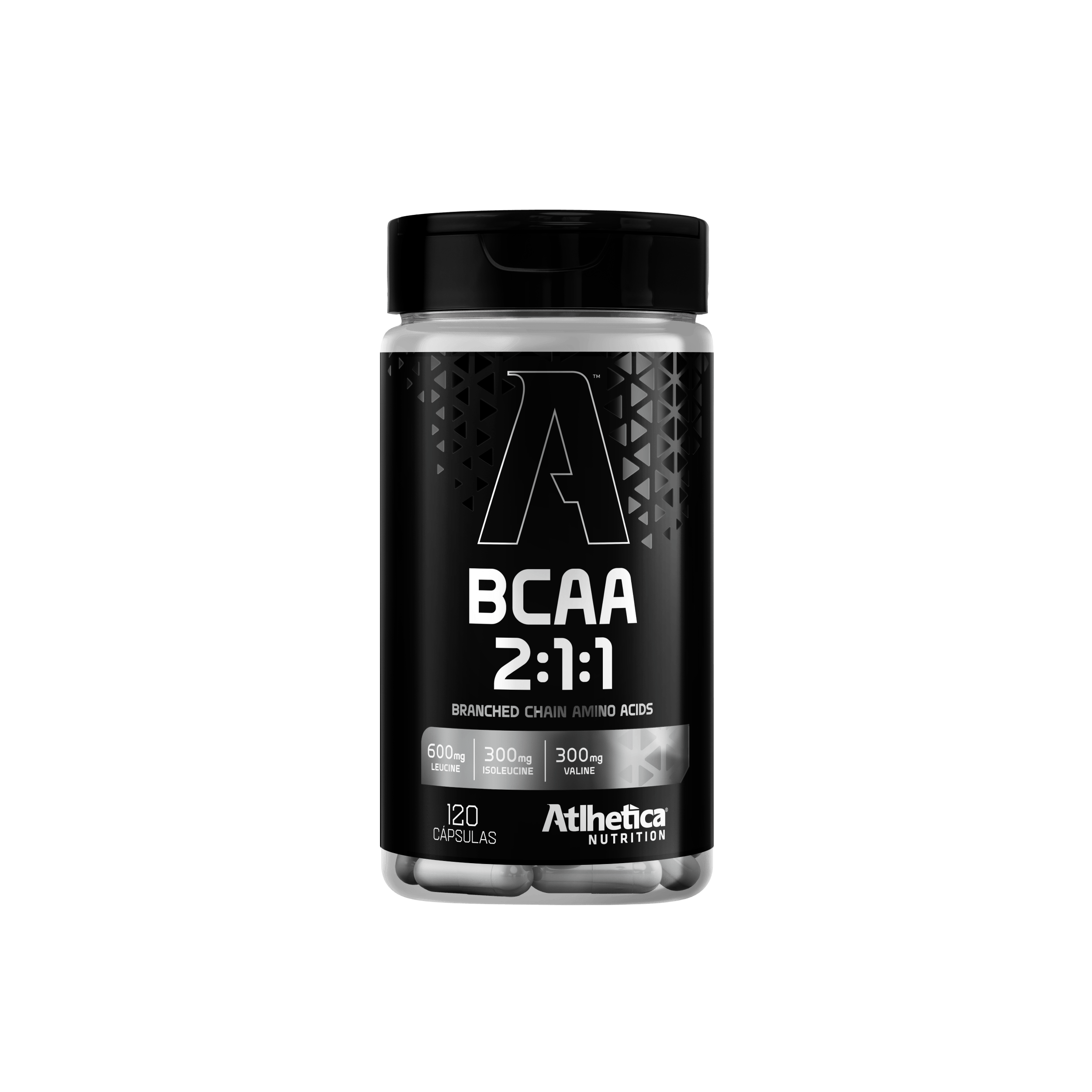 Bcaa 2:1:1 Atlhetica Nutrition 120 Cápsulas