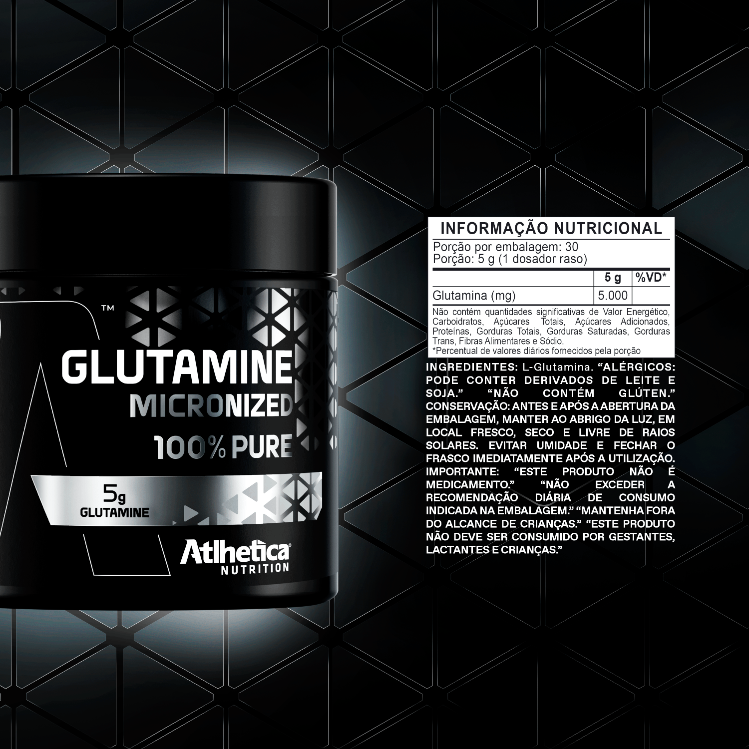 Glutamine Micronized Atlhetica Nutrition 150g