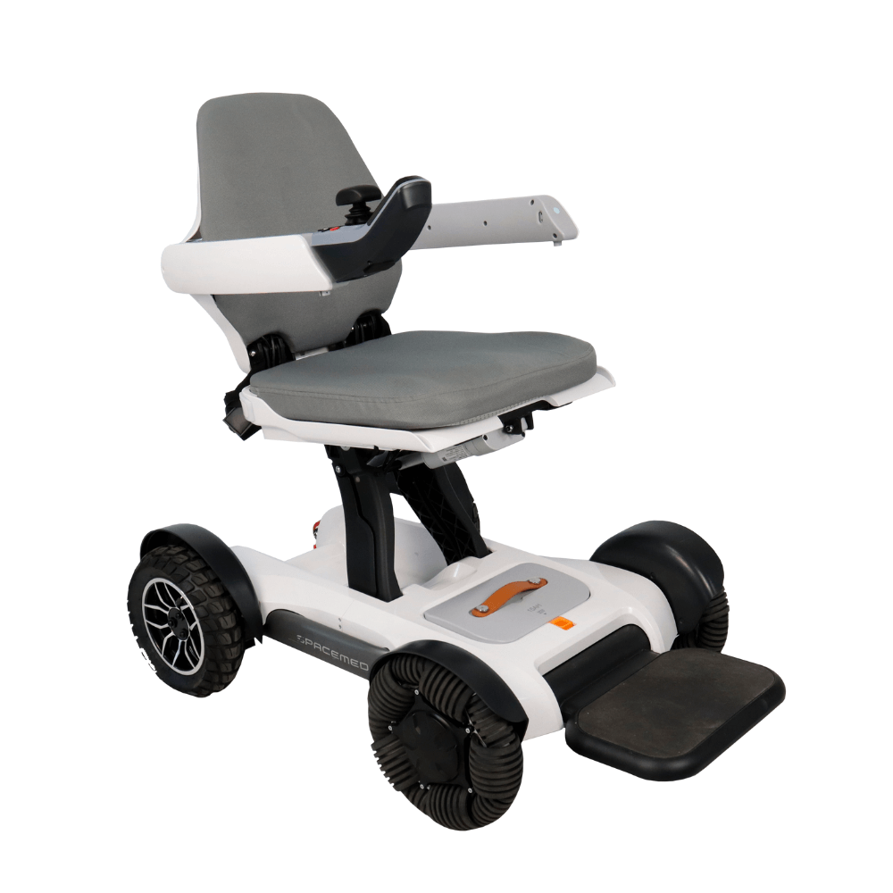 Cadeira de Rodas Motorizada Inovadora e Dobrável Dellamed Modelo Spacemed
