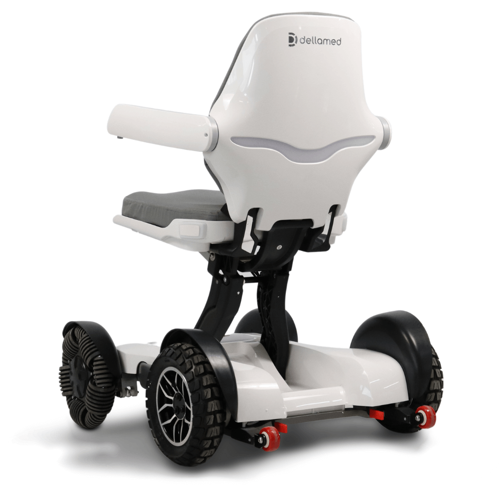 Cadeira de Rodas Motorizada Inovadora e Dobrável Dellamed Modelo Spacemed