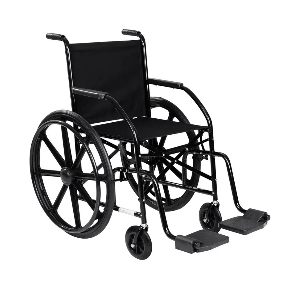 Cadeira De Rodas Manual Dobrável Em Aço Cds Modelo 101