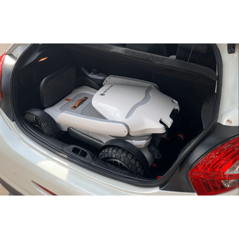 Cadeira de Rodas Motorizada Inovadora e Dobrável Dellamed Modelo Spacemed