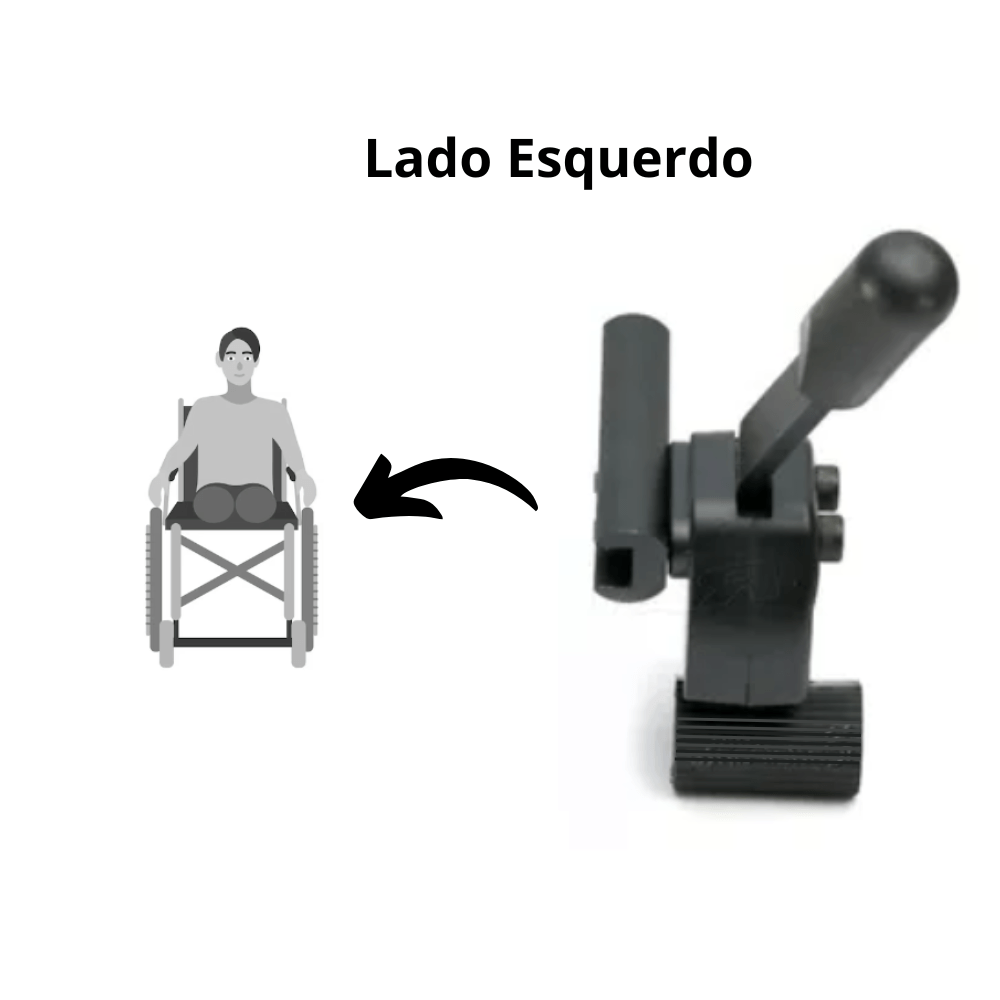 Freio Universal Completo Para Cadeira de Rodas Ortobras