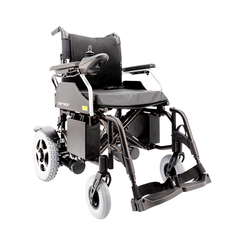 Cadeira de Rodas Motorizada em Alumínio Dobrável Praxis Modelo Detroit