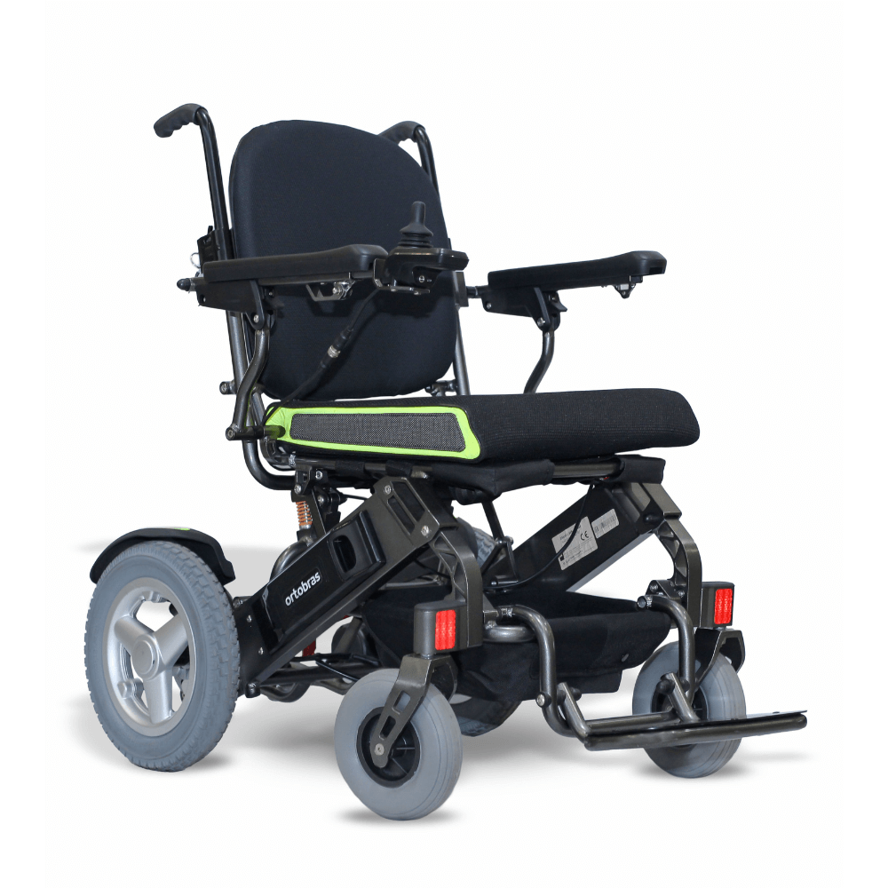 Cadeira De Rodas Motorizada Dobrável,compacta E Leve Ortobras Modelo E20