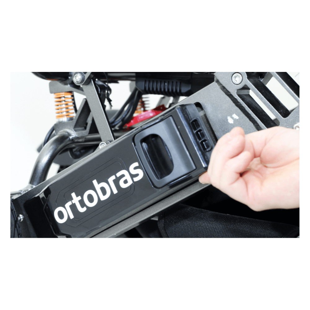 Cadeira de Rodas Motorizada Dobrável,Compacta e Leve Ortobras Modelo E20