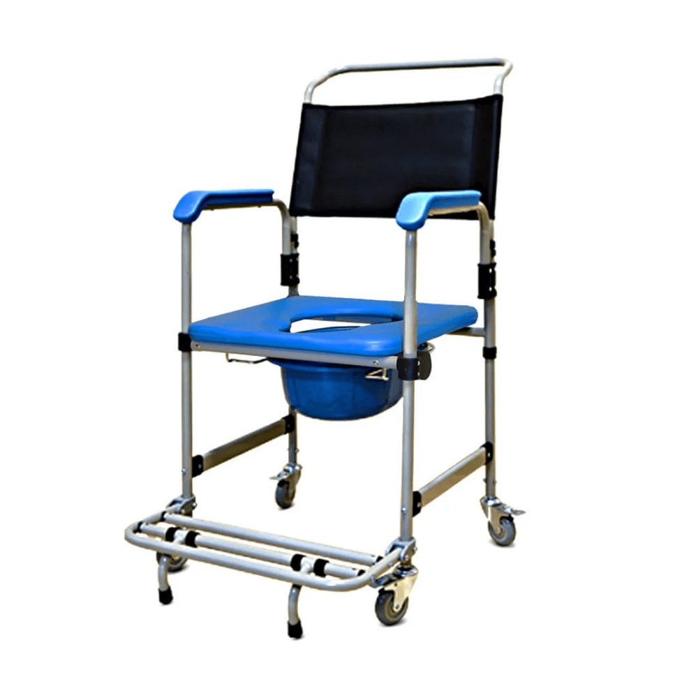 Cadeira de Banho Dobrável Em Aço Dellamed Até 150kg Modelo D50