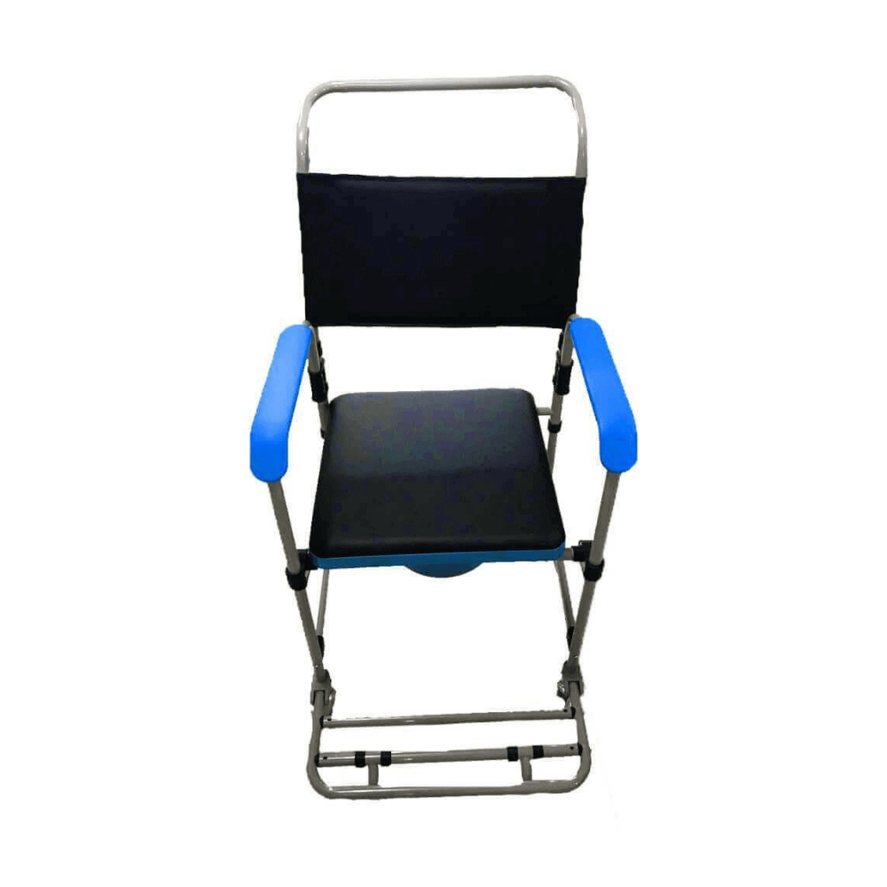 Cadeira de Banho Dobrável Em Aço Dellamed Até 150kg Modelo D50