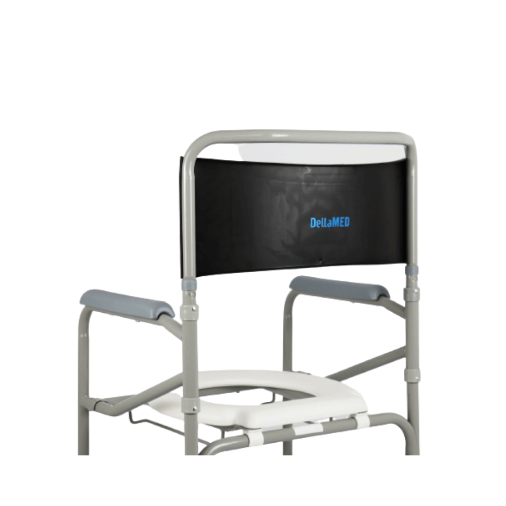 Cadeira de Banho Dobrável Em Aço Dellamed Até 120kg Modelo D40