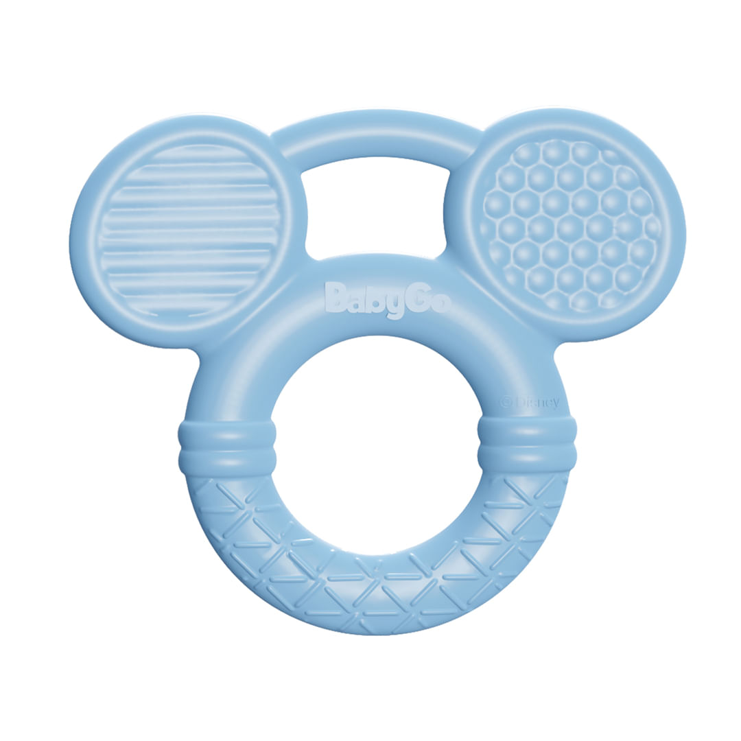 Mordedor Infantil Resistente Alivio Dentinhos Azul&nbsp;Mickey
