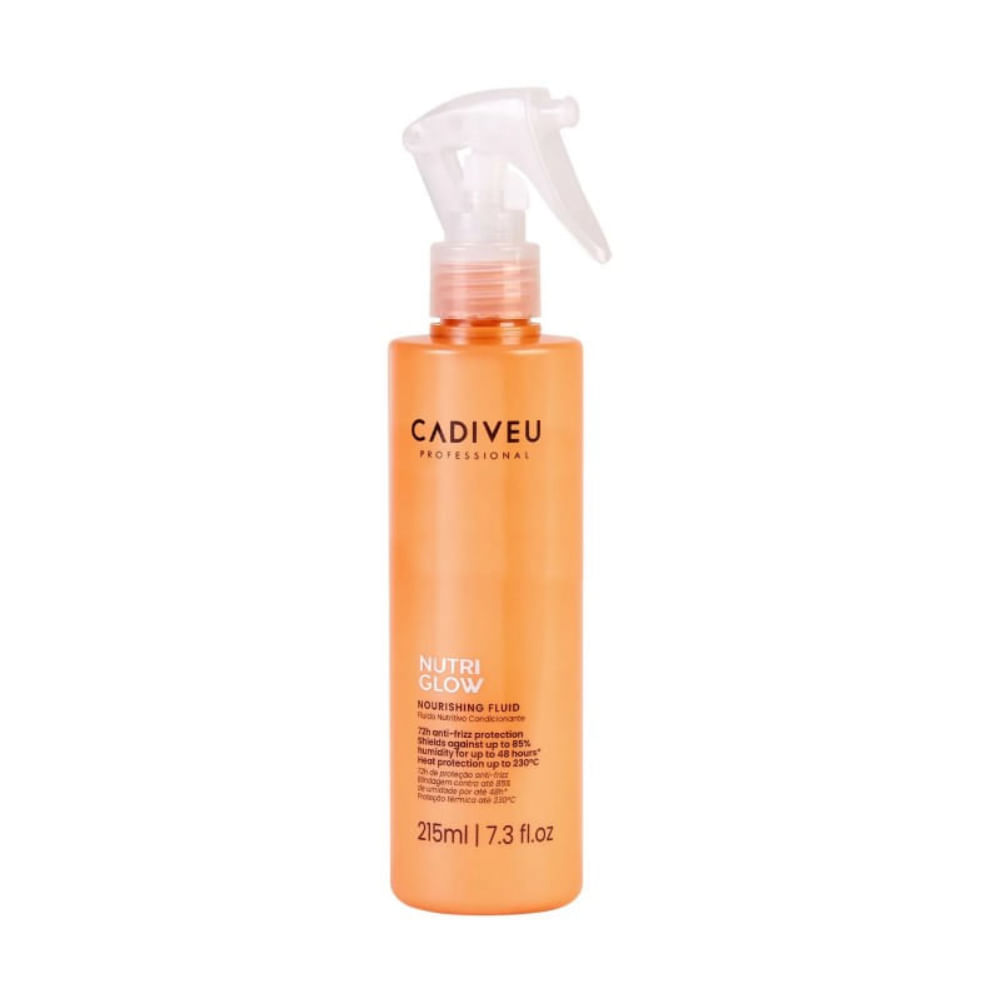 Protetor Térmico Spray Leave-in Nutri Glow Cadiveu 215ml