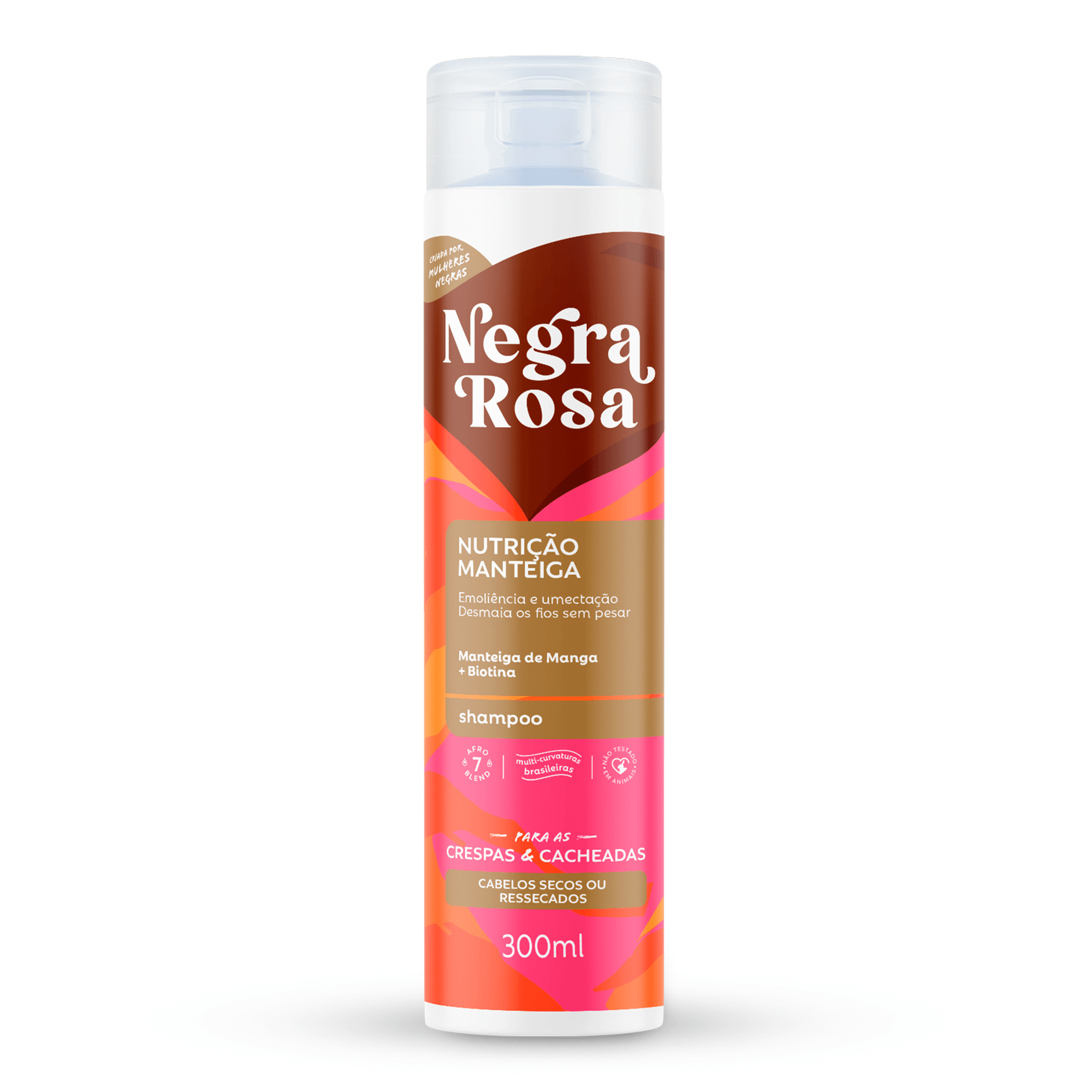 Shampoo Negra Rosa Nutrição Manteiga 300ml