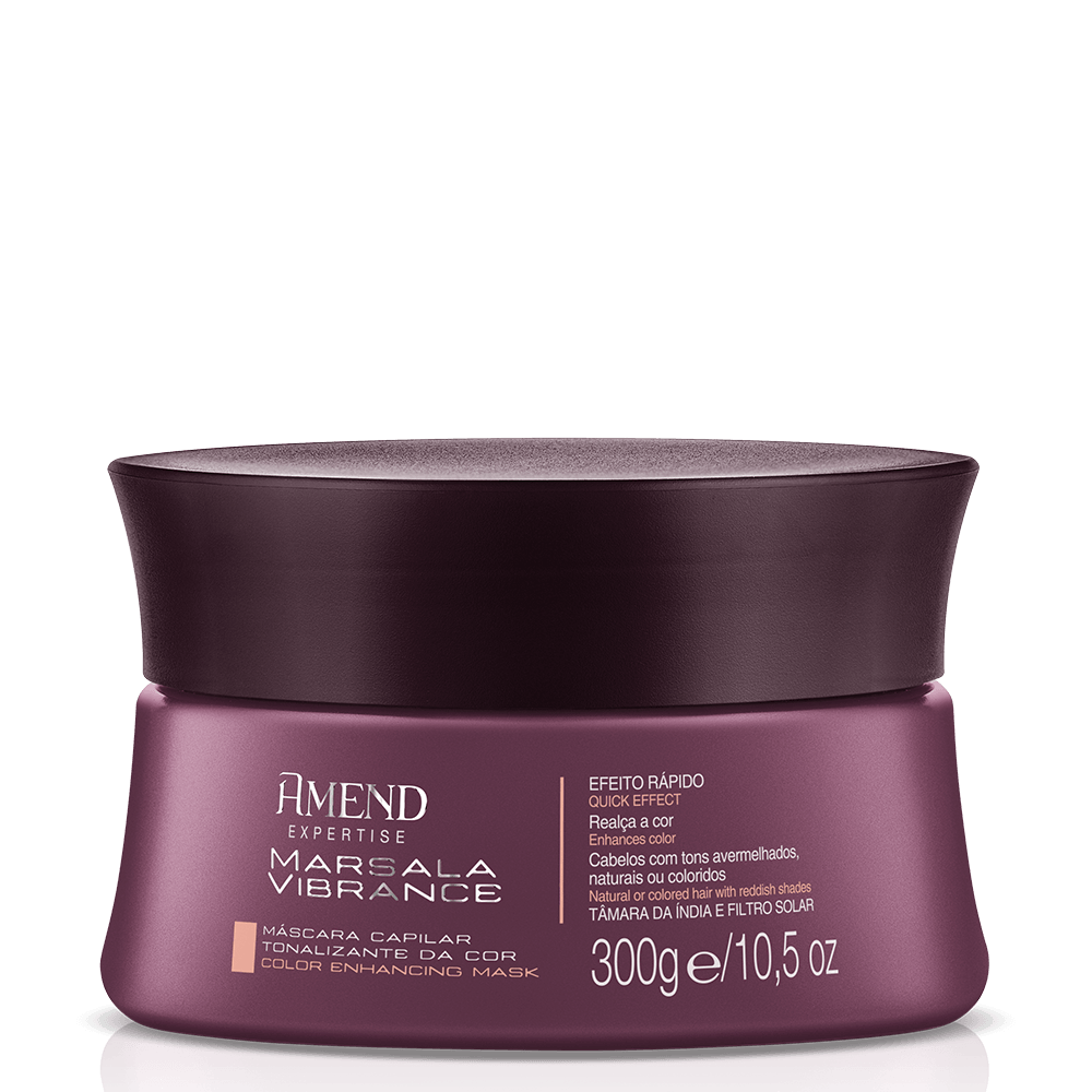 Amend Máscara Vibrance Marsala 300g