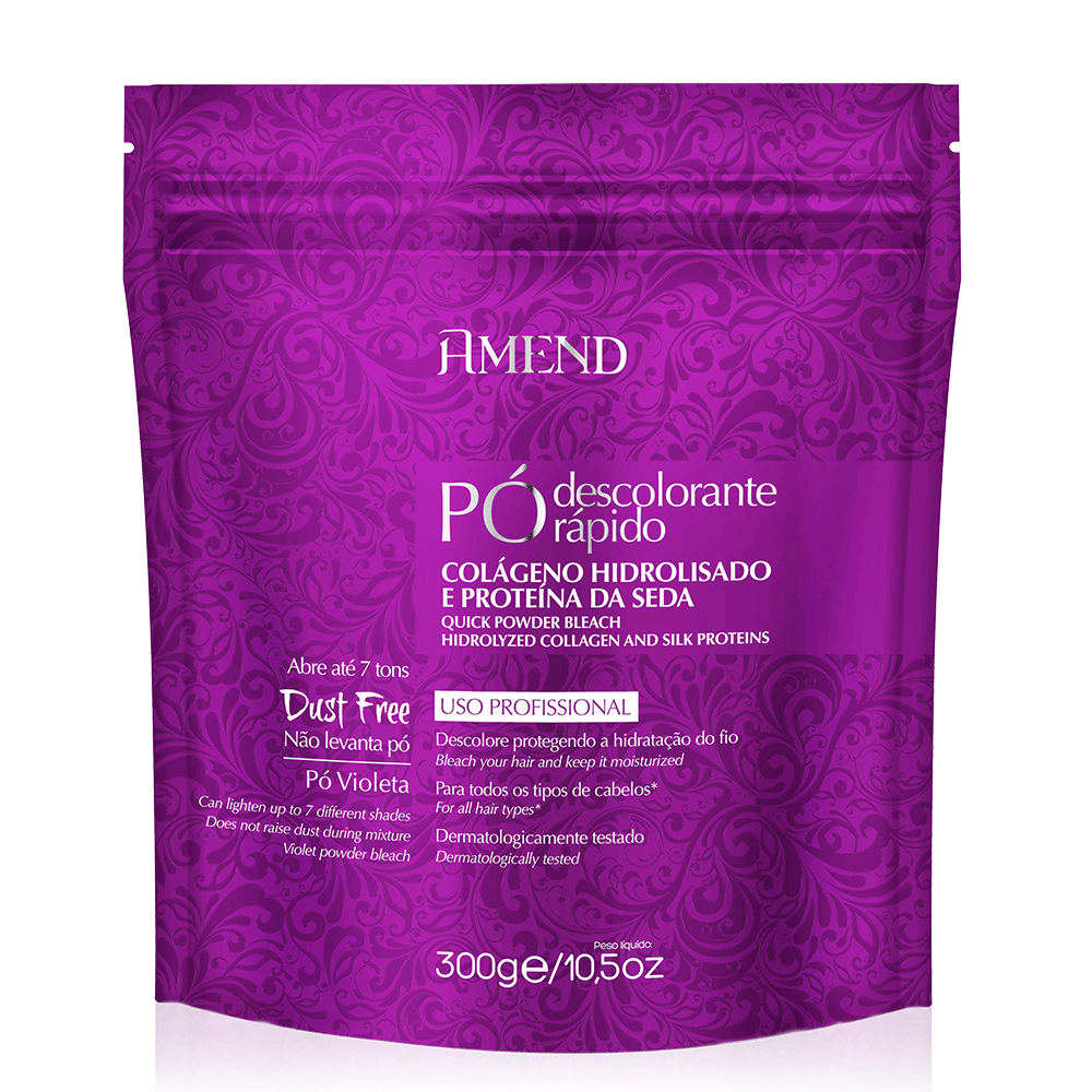 Amend Pó Descolorante Colágeno E Proteina Da Seda 300g