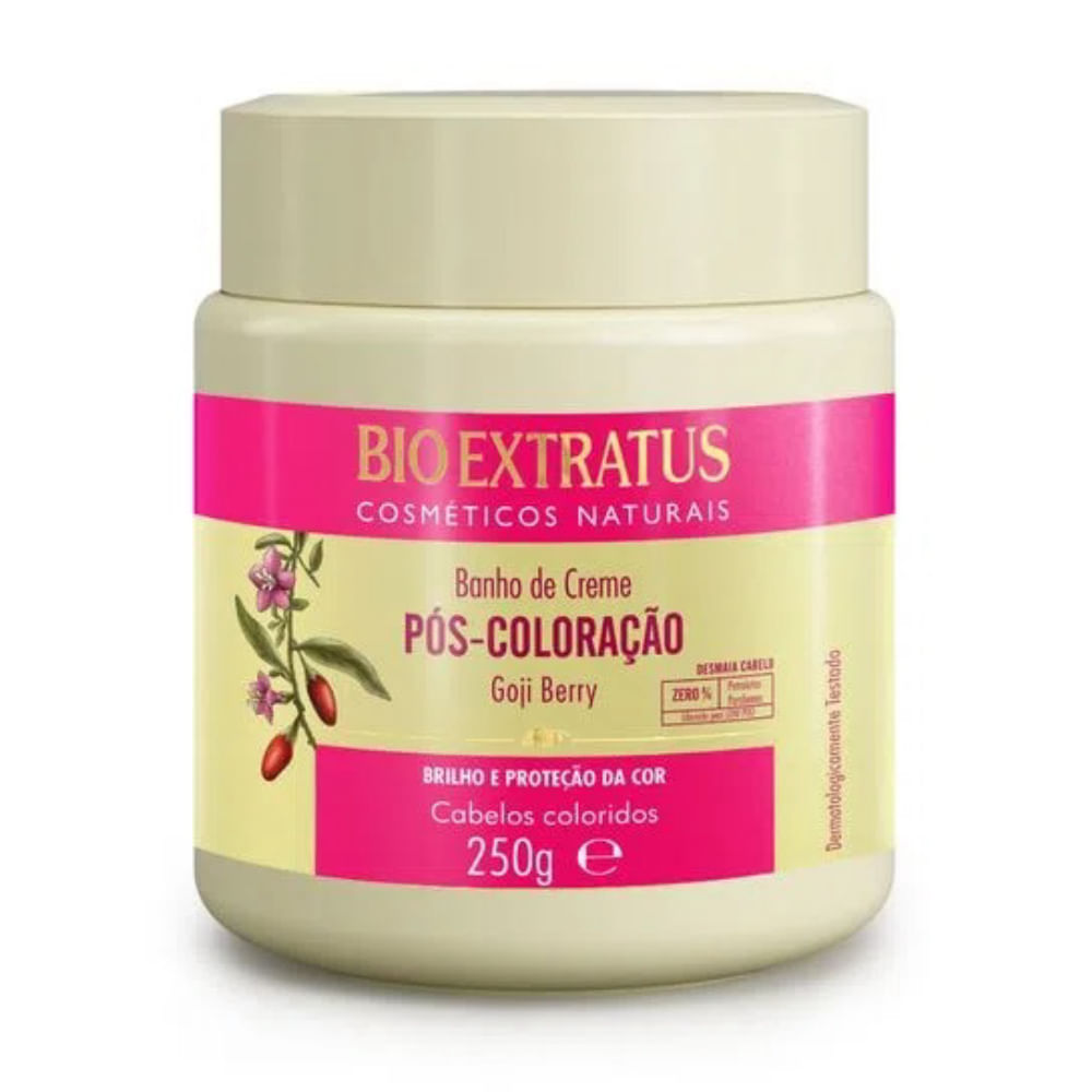 Banho de Creme Pós Coloração Bio Extratus 250g