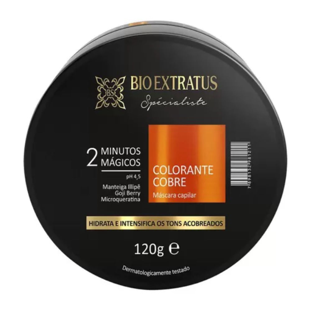 Máscara Spécialiste Colorante cobre Bio Extratus 120g